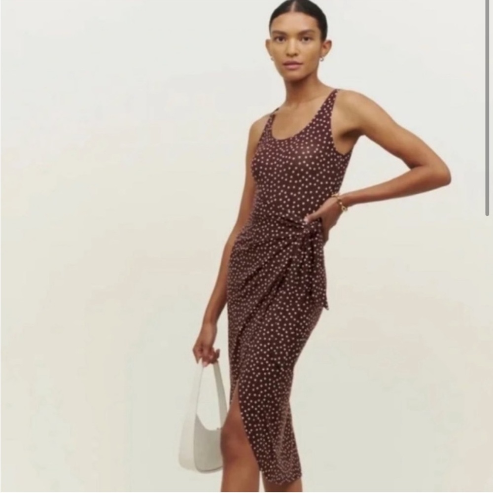 Reformation wrap-style Kaila dress